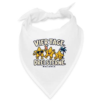 Vier Tage, drei Sterne – Mallorca - Bandana - Weiß - Vorne