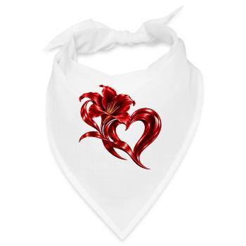 NEU – Alles, was wir brauchen, ist Liebe! - Bandana - Weiß - Vorne