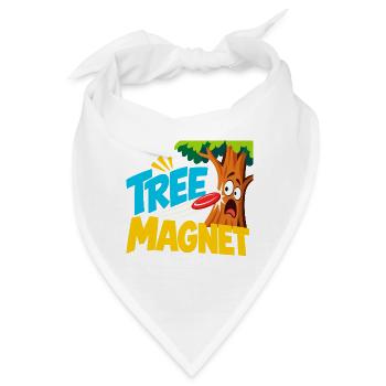 Baum Magnet Cartoon Abenteuer - Bandana - Weiß - Vorne