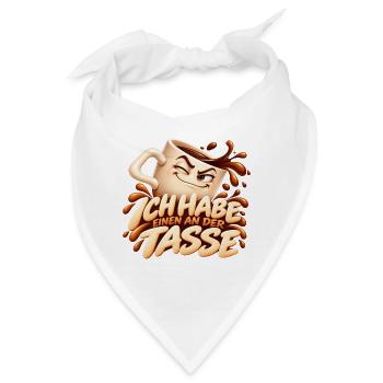 Ich Habe Einen An Der Tasse Kaffee - Bandana - Weiß - Vorne