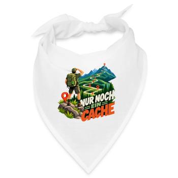 Geocaching Abenteuerpfad - Bandana - Weiß - Vorne