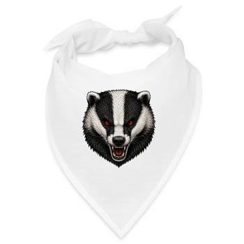 Der Dachs - Bandana - Weiß - Vorne