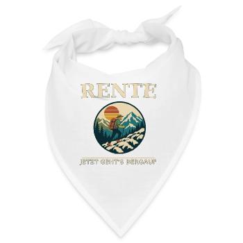 Rente Bergauf Abenteuer - Bandana - Weiß - Vorne