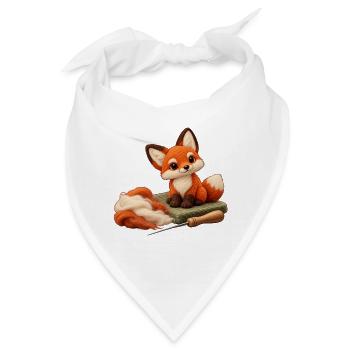 Filzfuchs-Basteltisch - Bandana - Weiß - Vorne