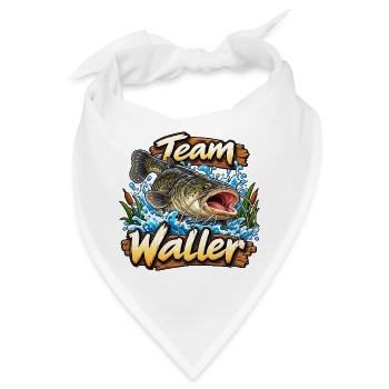 Team Waller - Bandana - Weiß - Vorne