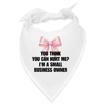 Lustiger Kleinunternehmer Coquette Bow - Bandana - Weiß - Vorne