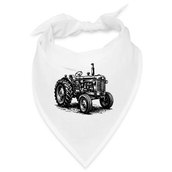 Traktor / Traktor / Traktor - Bandana - Weiß - Vorne