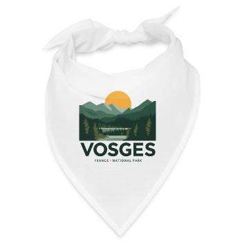 Vosges France National Park - Bandana - Weiß - Vorne