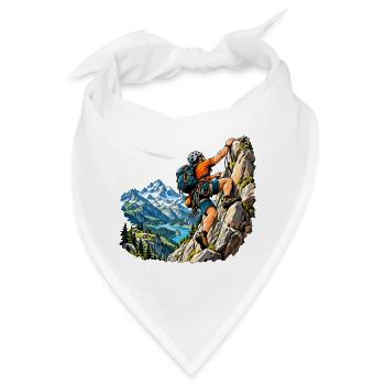Kletter Abenteuer für Bergsteiger - Bandana - Weiß - Vorne