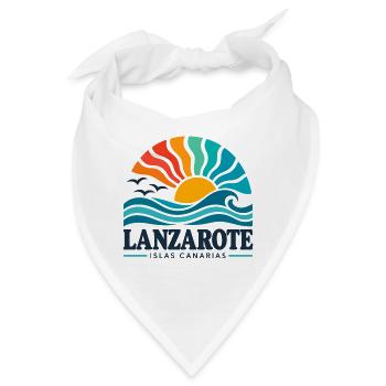 Lanzarote - Islas Canarias - Kanaren - Spanien - Bandana - Weiß - Vorne