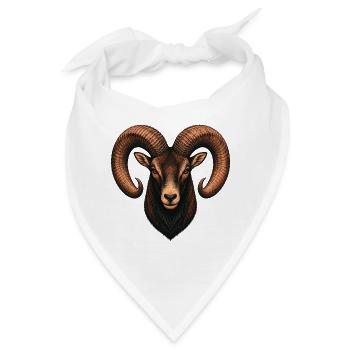 Mouflonkäfer - Bandana - Weiß - Vorne
