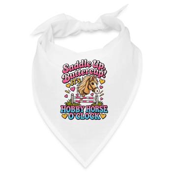 Sattel buttercup_Hobby Horse O'Clock - Bandana - Weiß - Vorne