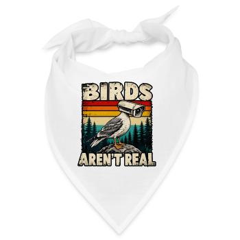 Vögel sind keine echten Kamera-Vogel - Bandana - Weiß - Vorne