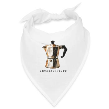 Kaffee Shirt - Bandana - Weiß - Vorne