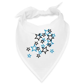 stars - Bandana - Weiß - Vorne