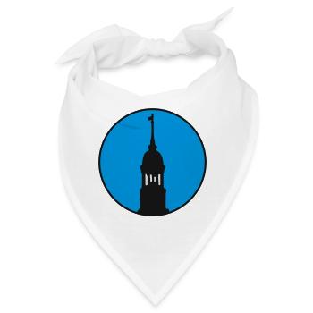 Hamburger Michel Hamburg - Bandana - Weiß - Vorne