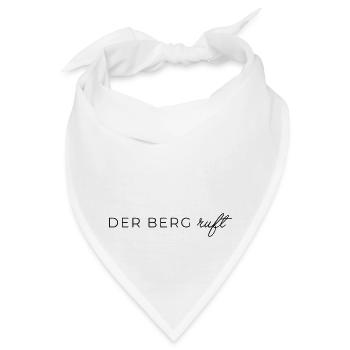 Der Berg ruft - Bandana - Weiß - Vorne