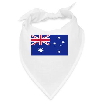 Australien - Bandana - Weiß - Vorne