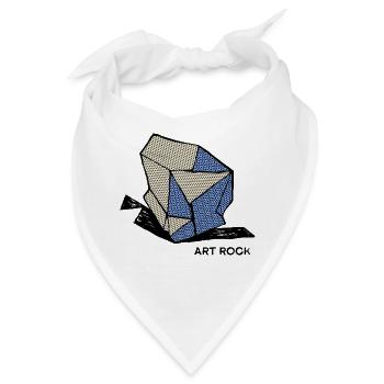 ART ROCK Nr. 1 Farbe - Bandana - Weiß - Vorne