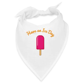 Ice Day - Bandana - Weiß - Vorne