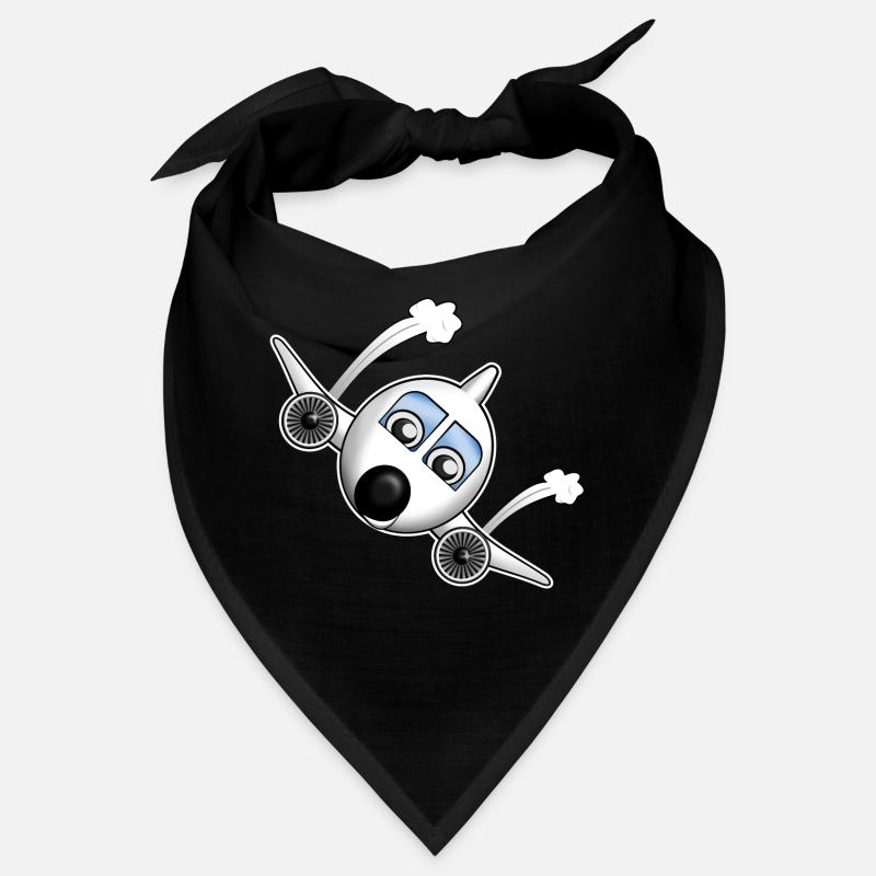 Avion avec visage Bandana