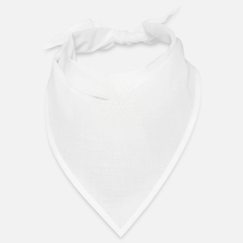 giométrie tribale - Bandana - blanc