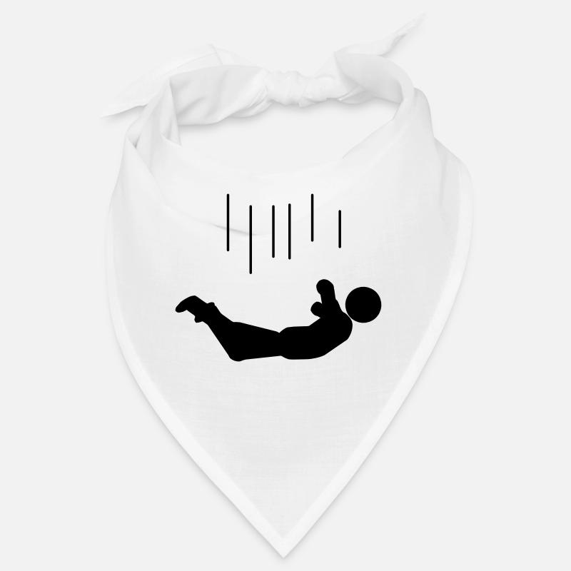 falling - Bandana - white