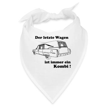 Der letzte Wagen ist immer ein Kombi - Bandana - Weiß - Vorne