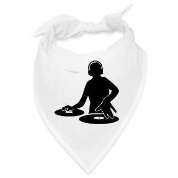 DJ - Bandana - Weiß - Vorne