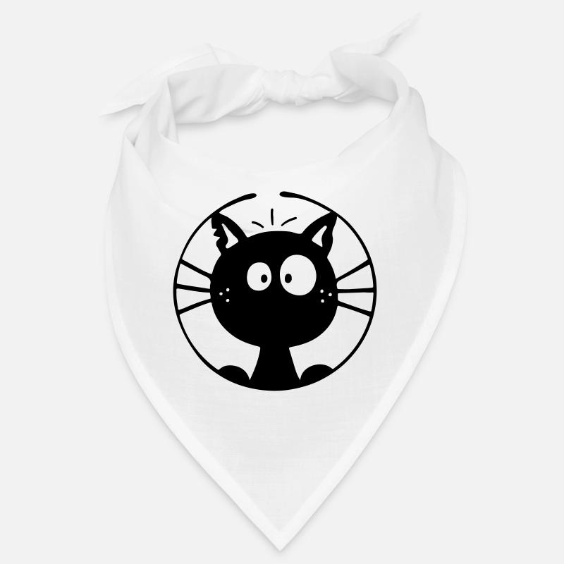Neugierige Katze Bandana
