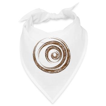 kreise - Bandana - Weiß - Vorne