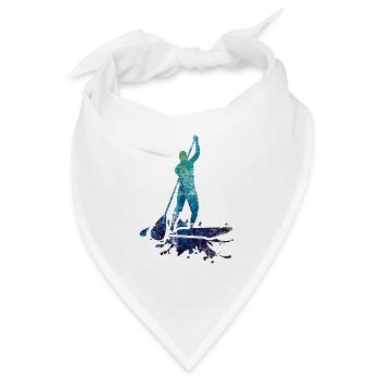 Stand up Paddler | Stand up Paddling - Bandana - Weiß - Vorne