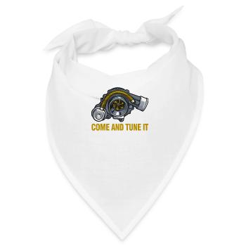 Come and tune it Auto Tuning Driften Turbolader - Bandana - Weiß - Vorne