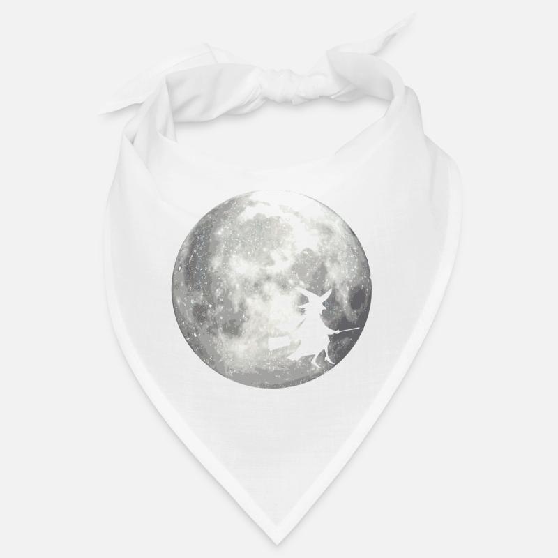 Full moon with witch Bandana