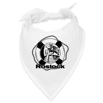 Rostock Rettungsring - Bandana - Weiß - Vorne