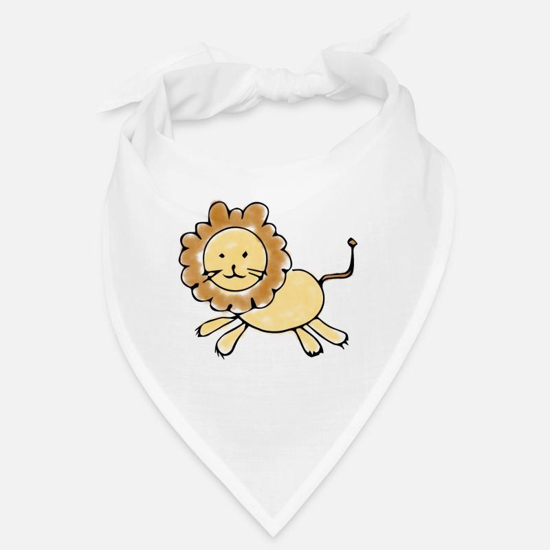 Lion doux Dessin d’enfant Bandana