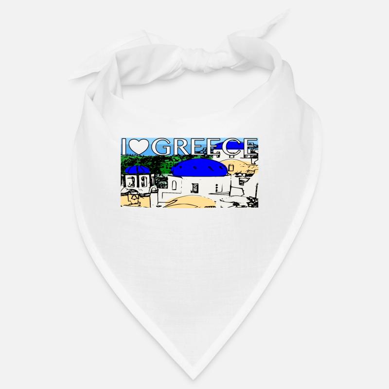 greece Greece Santorini Bandana