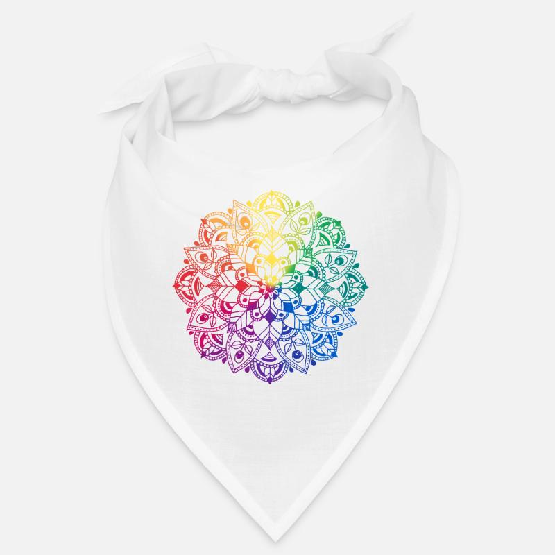 Mandala de fleurs Bandana