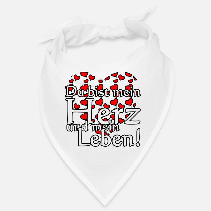 Herz Liebe Valentinstag Paar Partner Sprüche Bandana