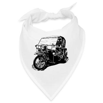 Krause Duo - Bandana - Weiß - Vorne