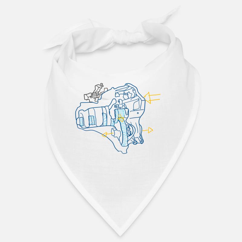 Gear - Bandana - blanc