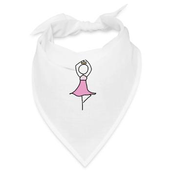 prinzessin tänzerin - Bandana - Weiß - Vorne