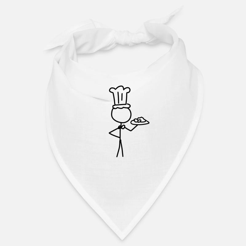 Koch kochen - Bandana - Weiß