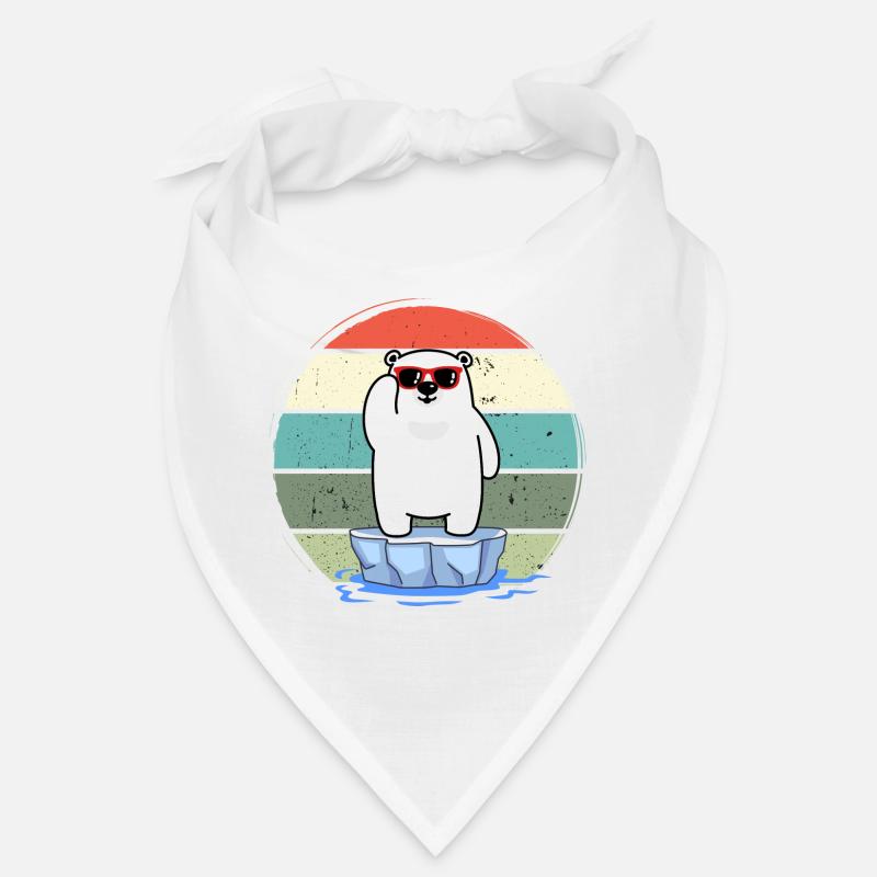 eisbader winterbader winterschwimmer eisbär retro Bandana