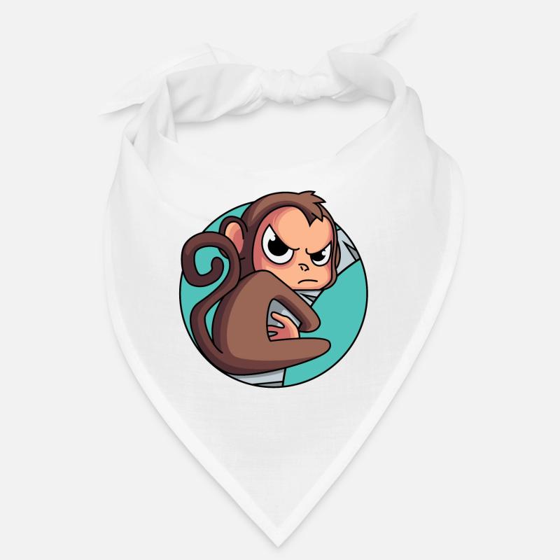 Monkey driven up the wall Bandana