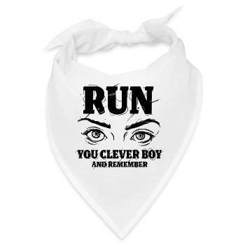 Run You Clever Boy - Bandana - Weiß - Vorne