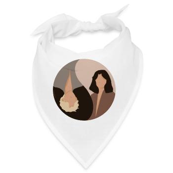 Couple Brunette and Blonde - Bandana - Weiß - Vorne