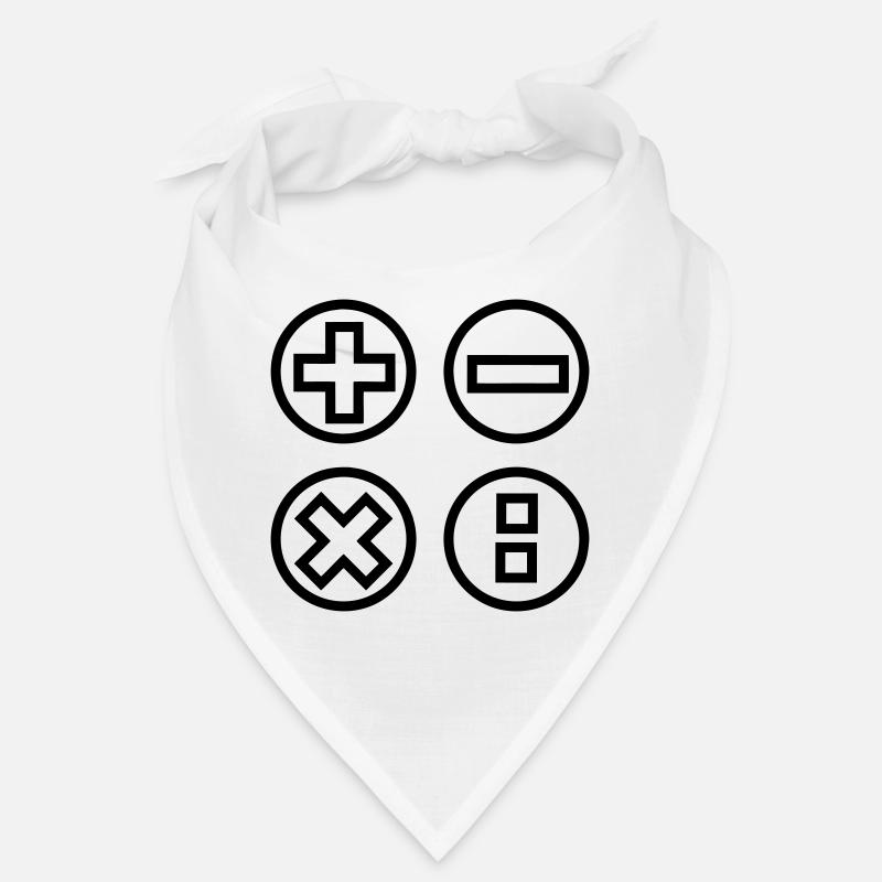 Calculer le logo avec quatre emblèmes image d’ombre Bandana