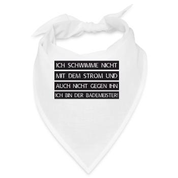Bademeister - Bandana - Weiß - Vorne