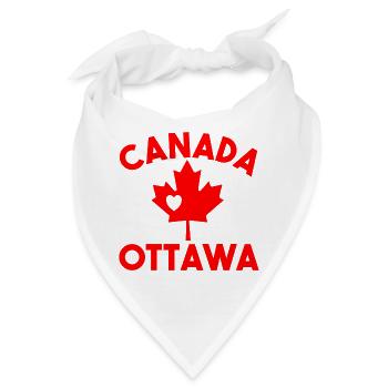 Kanada Ottawa Ontario - Bandana - Weiß - Vorne